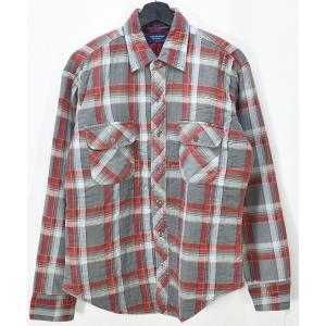 BIGMAC / Vintage/70s/ネルシャツ/SIZE:M/コットン/RED×BEIGE/チェック/ミントコンディション BIGMAC◇Vintage/70s/ネルシャツ/SIZE:M/コットン/RED×BEIGE/チェック