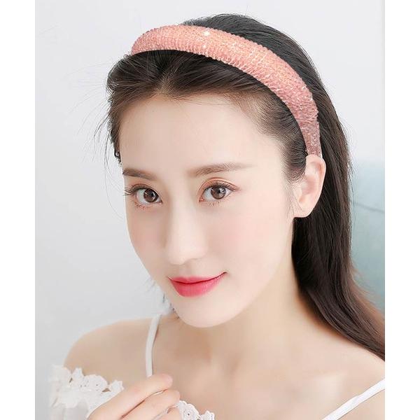 カチューシャ レディース バロッククリスタルカチューシャ