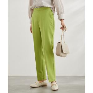 スラックス パンツ ラク美/スティックカラーパンツ レディース