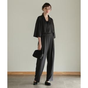 セットアップ 高撥水オープンカラーシャツセットアップ（男女兼用） レディース