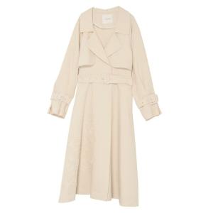 コート トレンチコート エンブロイダリートレンチコート