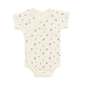 ベビー服 ベビー半袖グレコ肌着