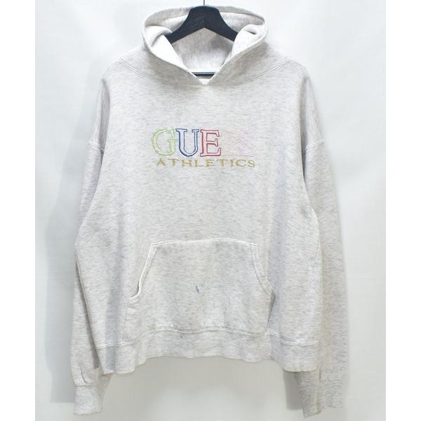 パーカー 「ヴィンテージ古着」GUESS / ゲス ロゴ プルオーバーパーカー メンズ レディース