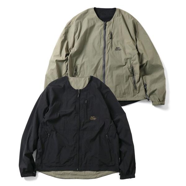 ジャケット ノーカラージャケット リバーシブルナイロンノーカラージャケット メンズ レディース