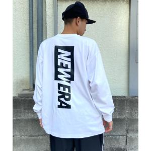 tシャツ Tシャツ メンズ 「ムラサキスポーツ別注」NEW ERA/ニューエラ オーバーサイズ バックプリントロンT クルーネックTシャツ/吸汗速乾｜ZOZOTOWN Yahoo!店