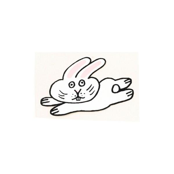 ステッカー 鱗片堂 × 下杉正子 / うさぎ ステッカー