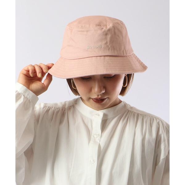 帽子 ハット PAGE ONE ツイルロゴ刺繍バケットＨＡＴ レディース