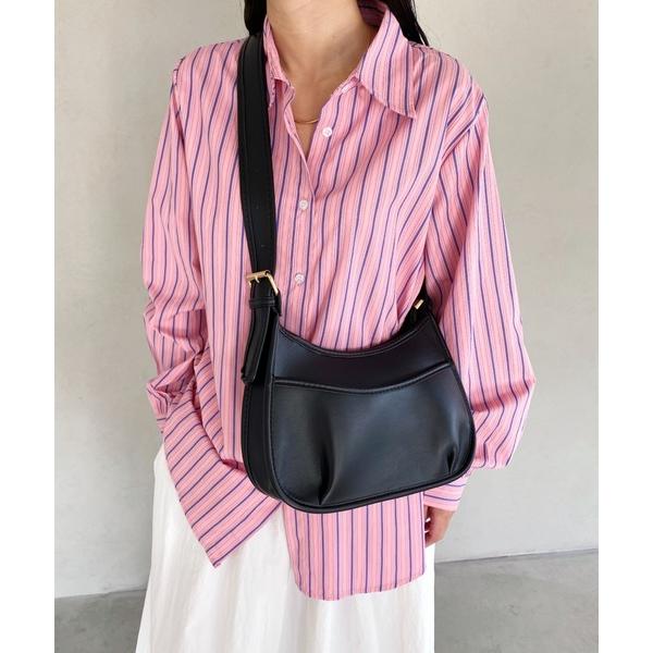 ショルダーバッグ バッグ 太ベルト2WAY PU素材 ショルダーバッグ レディース