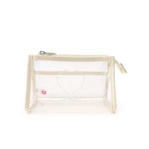 ポーチ ハートロゴビニールポーチ