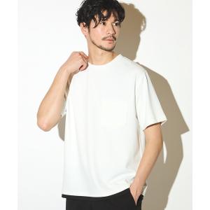 tシャツ Tシャツ メンズ 「接触冷感」インレイ梨地半袖Tシャツ｜ZOZOTOWN Yahoo!店