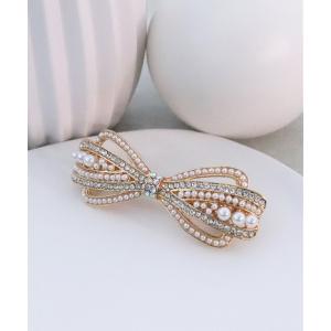 ヘアクリップ パールリボンヘアクリップ : ZOZOTOWN Yahoo!店 - 通販