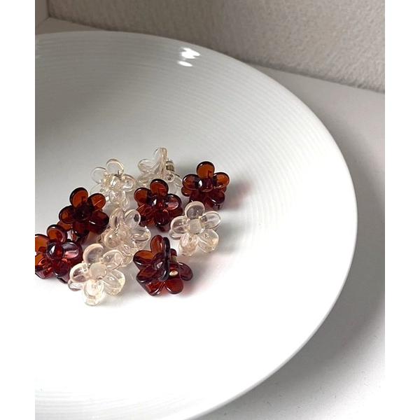 ヘアクリップ フラワーミニヘアクリップセット