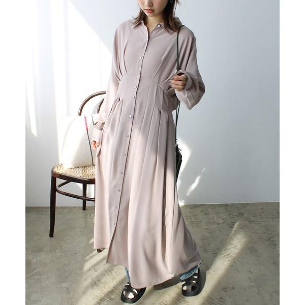 ワンピース ウエストタックシャツワンピース