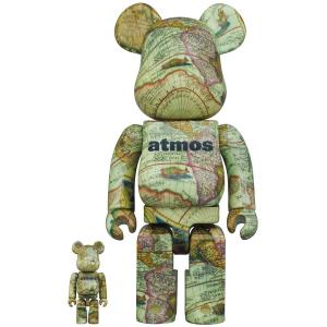 フィギュア BE@RBRICK atmos AGED MAP 100％ ＆ 400％