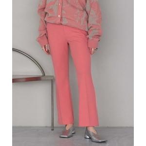 パンツ サイドパイピングフレアパンツ/187041 レディース