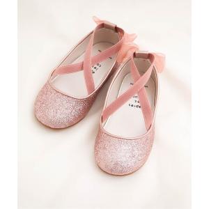 パンプス クロスストラップラメパンプス_アプレレクールマシェリ