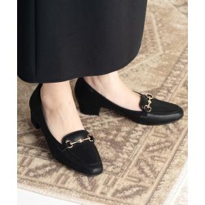 パンプス フラワービットローファーパンプス「ふわさら」「痛くない!」「疲れない」(204-12882)JELLY BEANS(ジェリービーンズ)