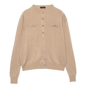 カーディガン シルクブレンドアンサンブルニット レディース