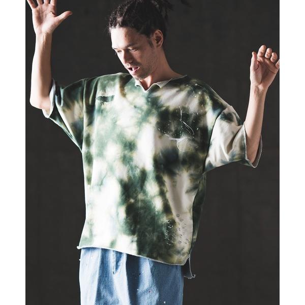 tシャツ mt8201- Tie dye ＆ used processing short-sleev...