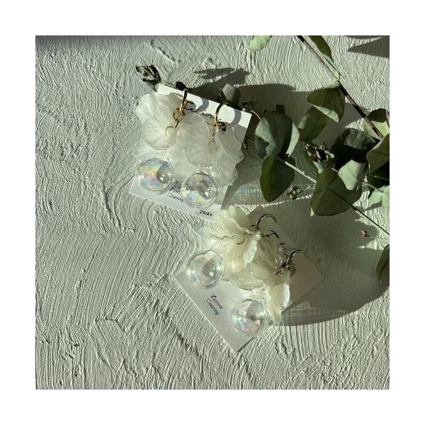 ピアス 「Felice」花びらしゃぼん2WAYpierce(MA) レディース