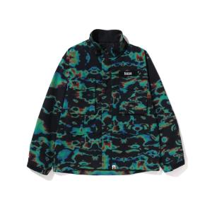 エクルベージュ ジャケット ミリタリージャケット TEXT CODE CAMO