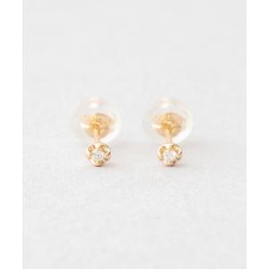 Jouete（ジュエッテ） ピアス K10YG ブラウンダイヤモンド ピアス