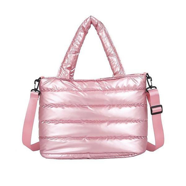 ショルダーバッグ バッグ 「SETUP7」シャイニーパディングボリューム2WAYトートバッグ ショル...