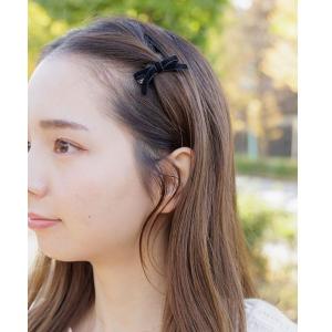 ヘアクリップ プチリボンクリップ