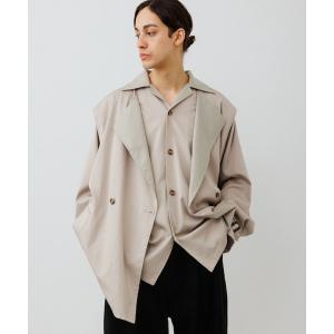 アウター   Sorona(R) 3WAY レイヤード シャツ＆ベスト