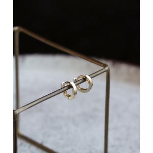 ピアス K10 8mm フープピアス「queite」 レディース