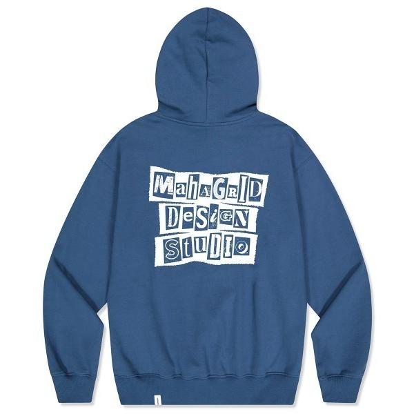 パーカー 「mahagrid/マハグリッド」RANSOM NOTE HOODIE/ランサムノート プ...