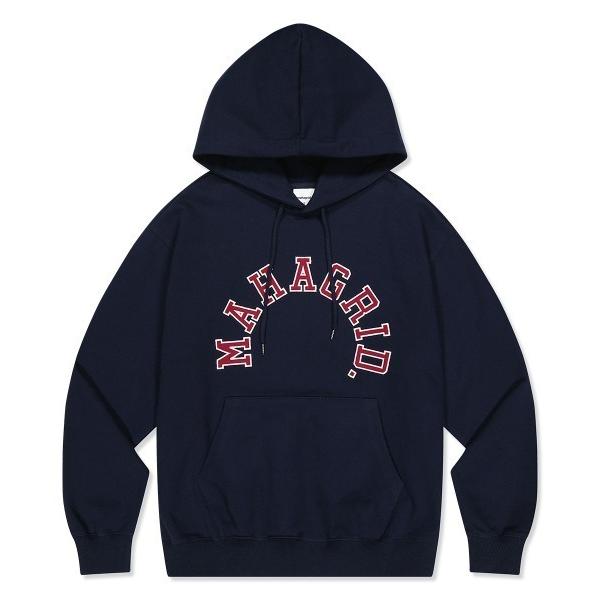 パーカー 「mahagrid/マハグリッド」ROUND LOGO APPLIQUE HOODIE/ラ...