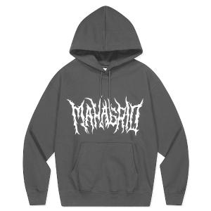 パーカー 「mahagrid/マハグリッド」GOTH LOGO HOODIE/ゴスロゴ プルオーバーパーカー レディース メンズ