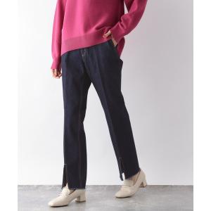 パンツ デニム ジーンズ GOODデニムフロントスリット/166179 レディース