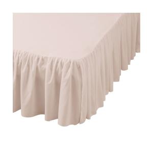 ベッド 寝具 目隠しになるフリル付きシーツ シングル