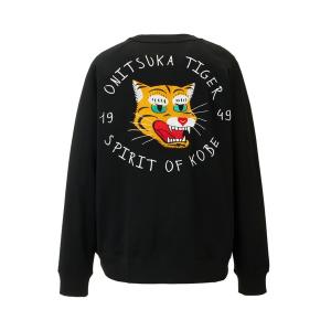 オニツカタイガー　刺繍入りスウェットトップ Onitsuka Tiger（オニツカタイガー） トレーナー スウェット SWEAT TOP