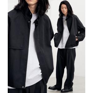 ジャケット ブルゾン MILITARY STAND HI TWISTED GABA BLOUSON SET-UP