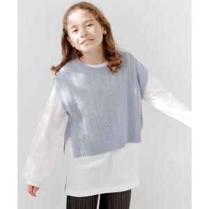 ニット キッズ ニットベストセットプルオーバー/162617｜ZOZOTOWN Yahoo!店