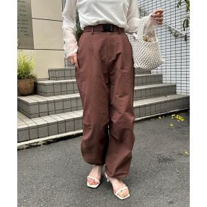 パンツ カーゴパンツ ベルト付ドロストパラシュートパンツ