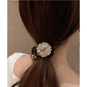 ヘアゴム パールモチーフヘアゴムの商品画像
