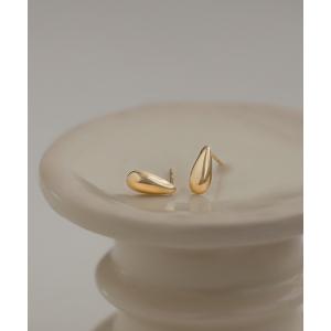 ピアス ミニドロップピアス「K10」 レディース