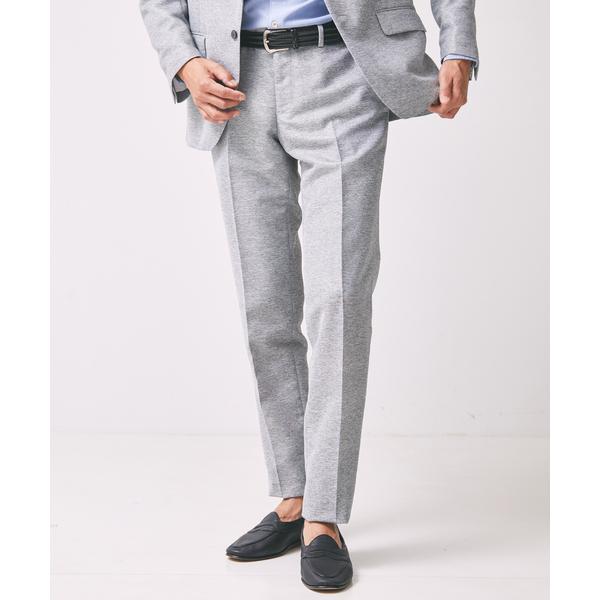 スラックス 「セットアップ対応/FLEX PANTS」カラミ織り ストレッチ メッシュ パンツ メン...