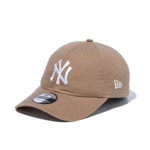 帽子 キャップ メンズ NEW ERA/ニューエラ キャップ 9TWENTY クロスストラップ ウォッシュドコットン ニューヨーク・ヤンキース カーキ｜zozo