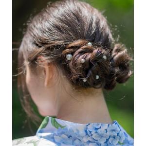 SWAROVSKI ヘアゴム おしゃれ 大粒スワロフスキーのラウンド