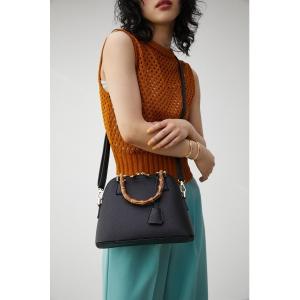 ハンドバッグ BAMBOO HANDLE HAND BAG/バンブーハンドルハンドバッグ