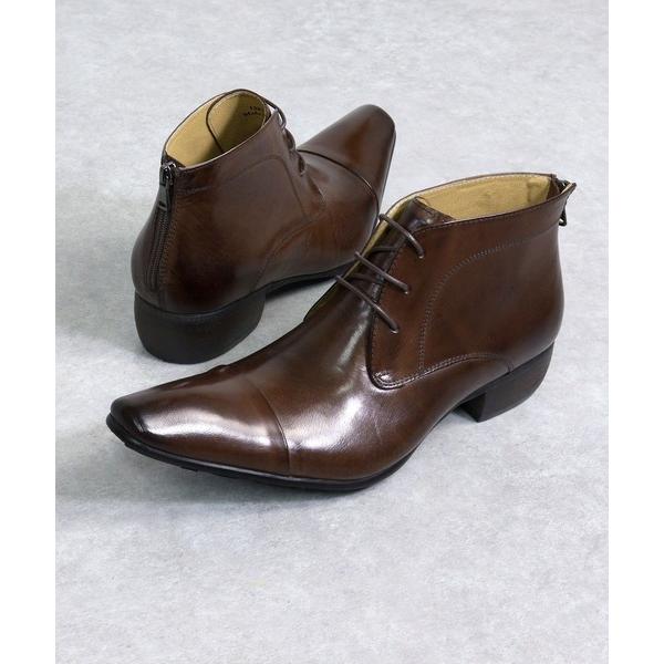 ブーツ バッファローレザーブーツ ボロネーゼ製法 メンズ
