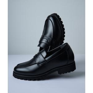 ローファー メンズ ＋6.8cm High sole dress bit loafers /ハイソール ドレス ビットローファー｜zozo