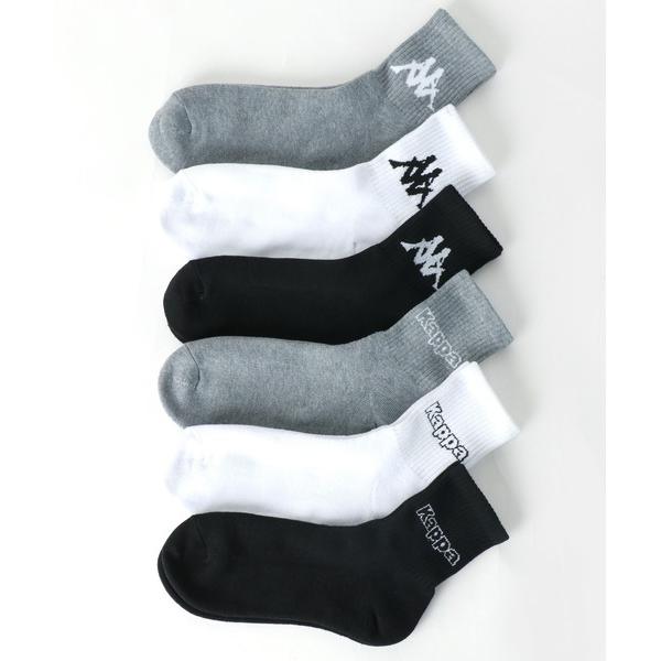 靴下 メンズ Kappa/カッパ 別注 6足セット アソートソックス 靴下 6P SET SOCKS...