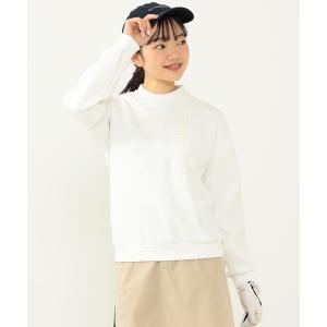 スウェット 〈WOMEN〉BEAMS GOLF ORANGE LABEL / タテロゴ ダンボールニット