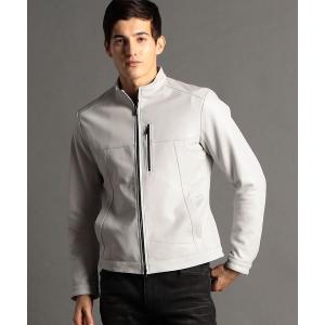 5351 POUR LES HOMMES 革ジャン ライダース ラムレザーシングル